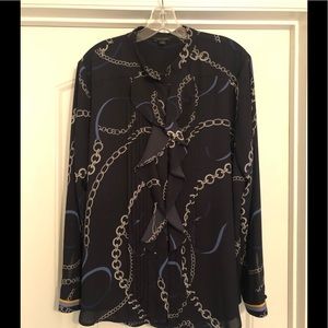 Ann Taylor Ruffle Blouse